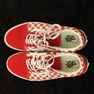 Men's Checkered Vans Sneakers